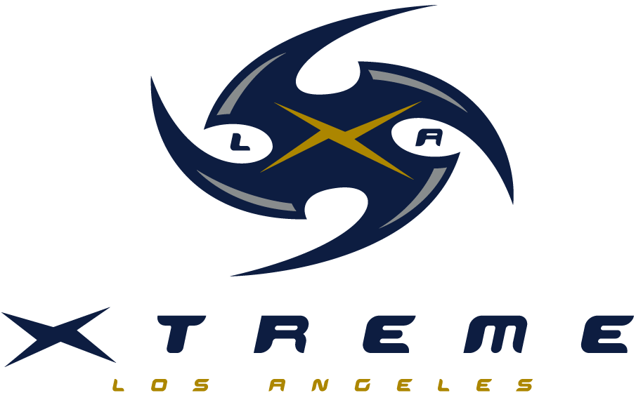 Los Angeles Xtreme 2001 Alternate Logo 2 vinyl decal